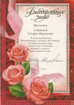 Благодарственное письмо 2007